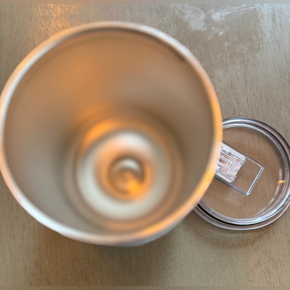 Wellness Pink & White Insulated Stainless Steel Tumbler w/ Lid - Picture 5 of 5